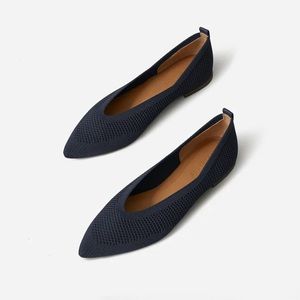 Everlane 40-Hour Flat in ReKnit (Navy)